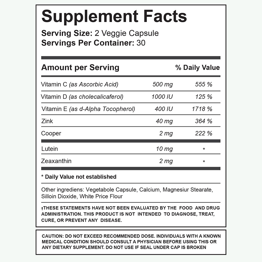 AREDS2 Based Formula